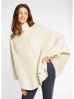 Poncho en laine Mérinos Kilronan - Dubarry