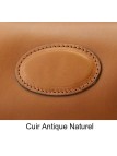 Ceinture en cuir antique naturel Alexandre Mareuil